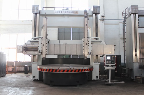 Tugas Berat Kolom ganda CNC Lathe Vertikal